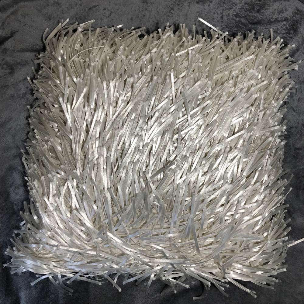 White decorative pillow